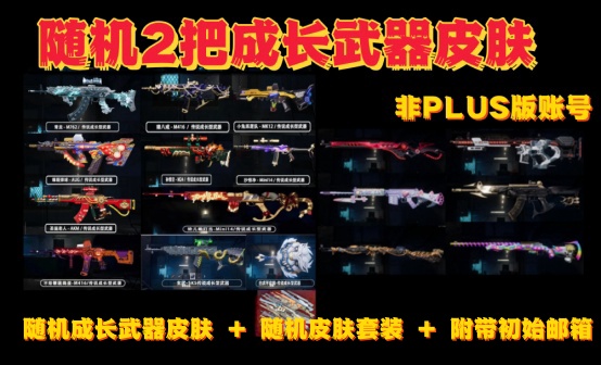 成长武器X2随机皮肤非PLUS账号