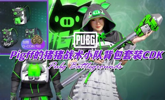 PUBG Pigff的猪猪战术小队背包套装CDK PUBG Pigff的猪猪战术小队背包套装CDK